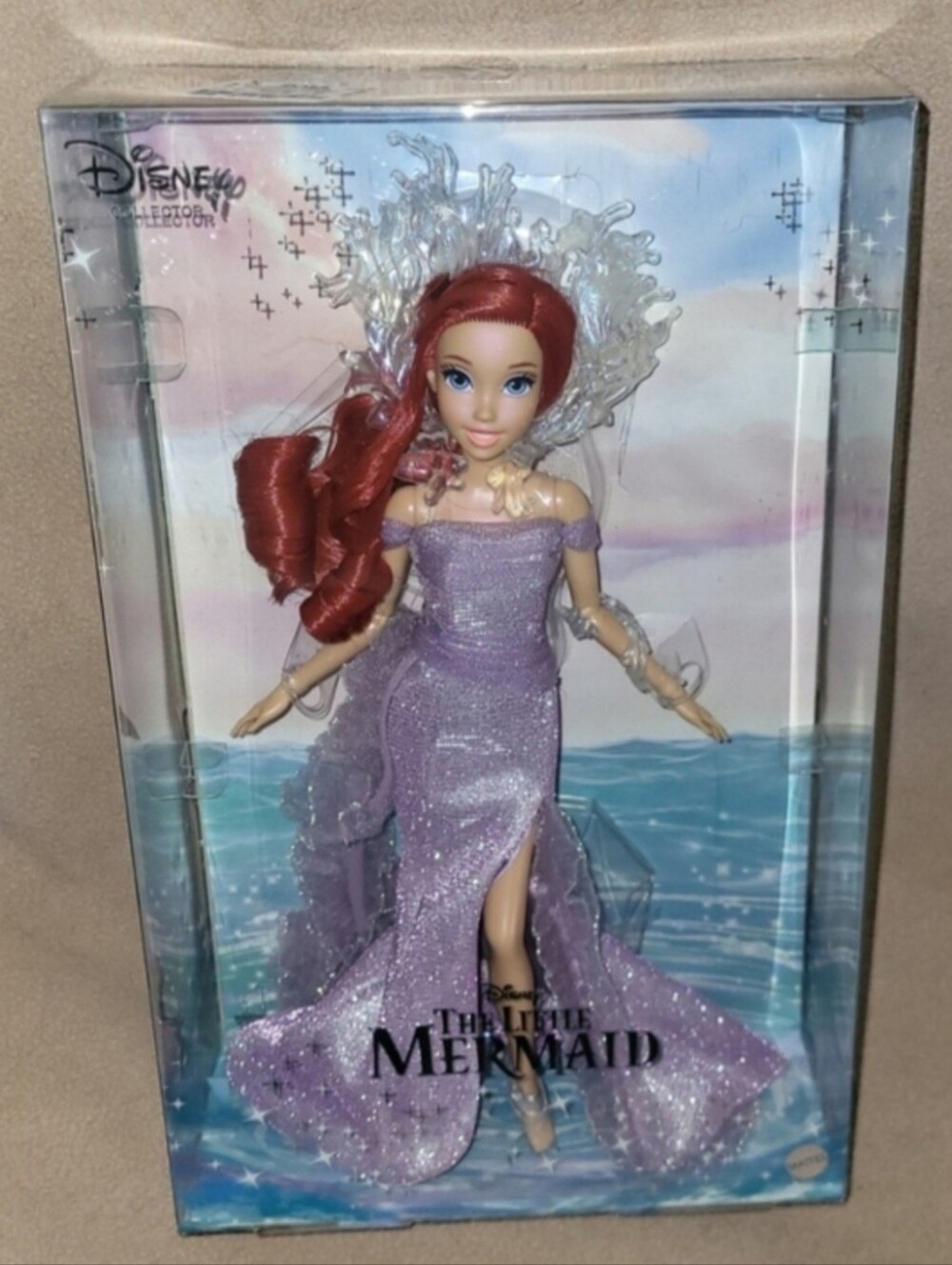 Disney Ariel The Little Mermaid 11" 35th Anniversary Collector Doll. Brand New.
